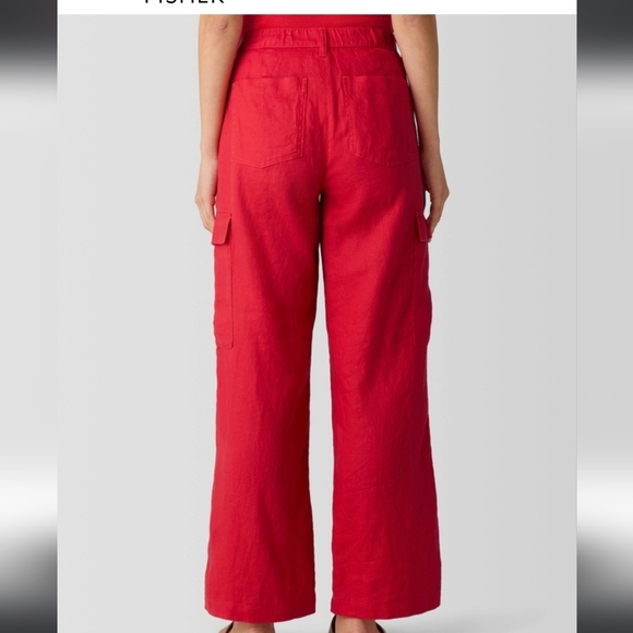 Eileen Fisher Chery F/L Wide Cargo Pant - Picture 3 of 8